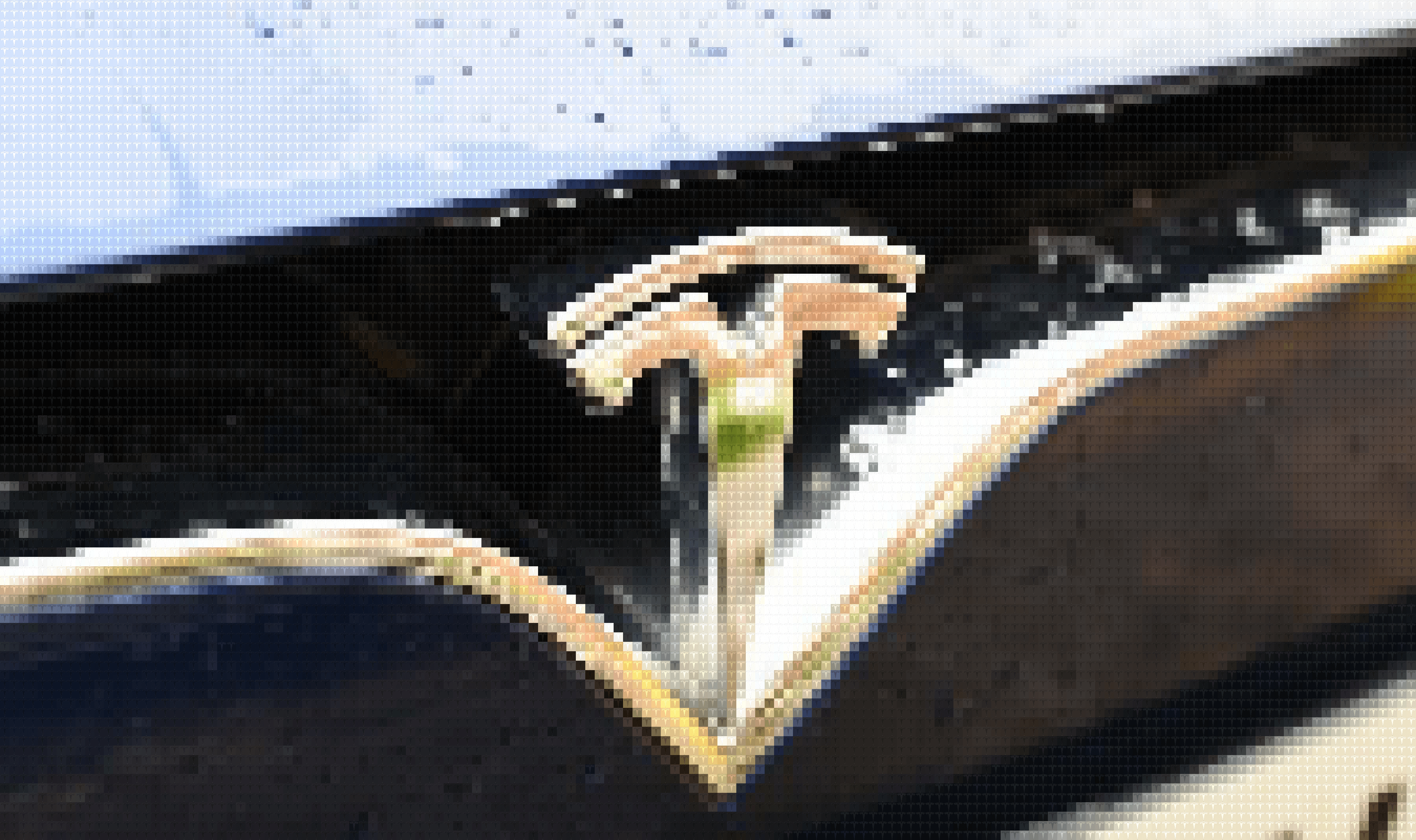 Tesla image after pixelation