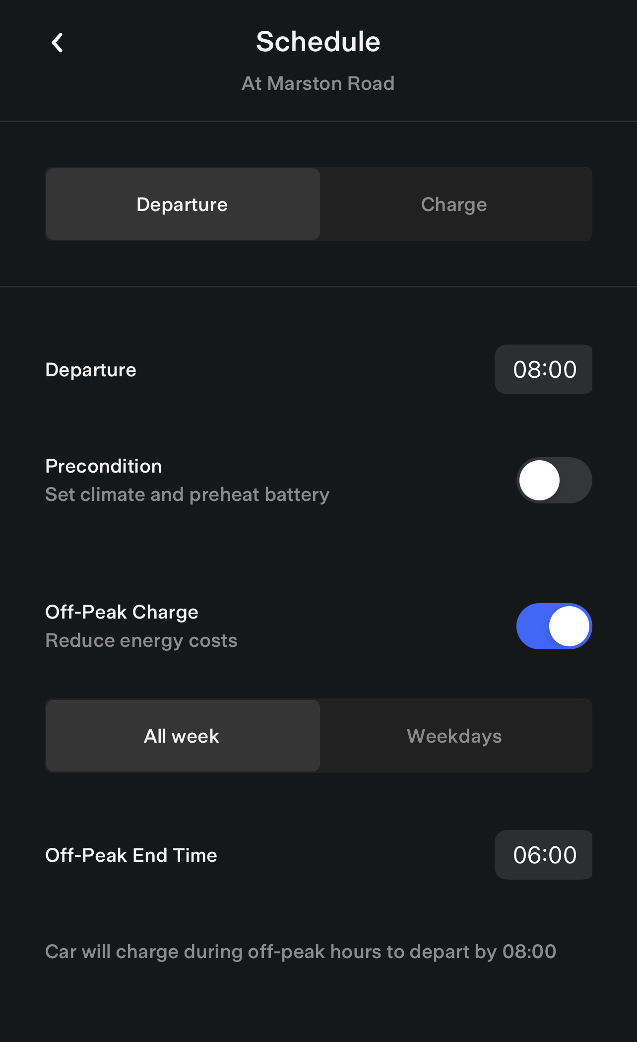 Tesla model 3 set charge deals time